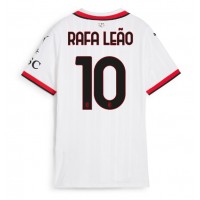 Camiseta AC Milan Rafael Leao #10 Visitante Equipación para mujer 2024-25 manga corta